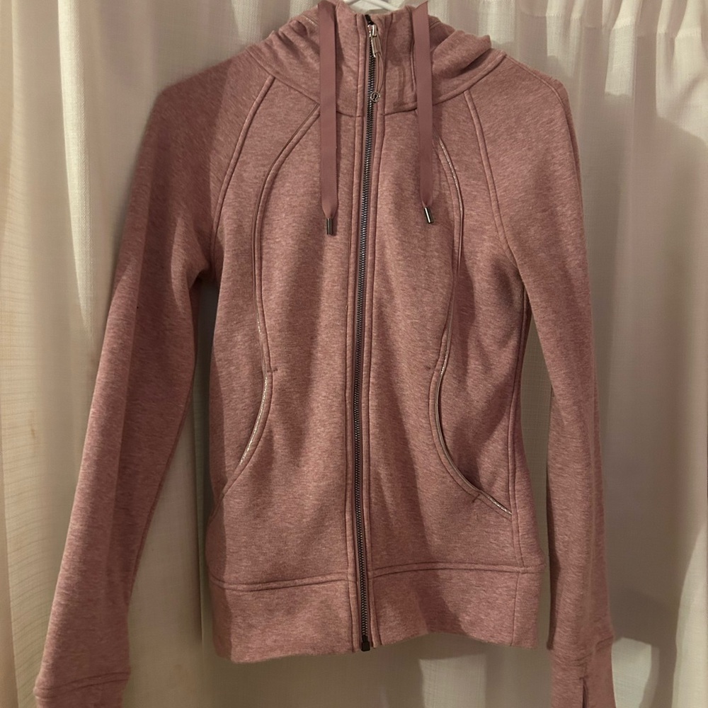 Lululemon pink scuba with fur inside